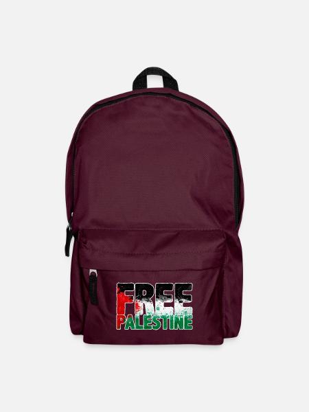 Palestine libre - Sac à dos - bordeaux