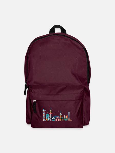 Istanbul - Rucksack - Burgunderrot