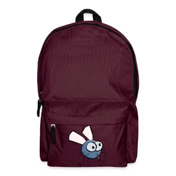 Fliege - Rucksack - Burgunderrot - Vorne