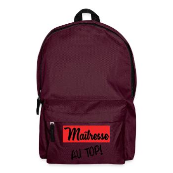 GELIEBTE. VIELEN DANK. DANKE HERRIN - Rucksack - Burgunderrot - Vorne