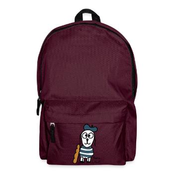 Französisch ScHoF - Rucksack - Burgunderrot - Vorne