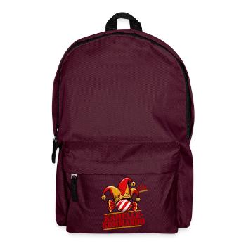Kamelle-Kommando Karneval-T-Shirt - Rucksack - Burgunderrot - Vorne