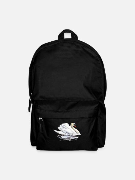 Schwan - Rucksack - Schwarz