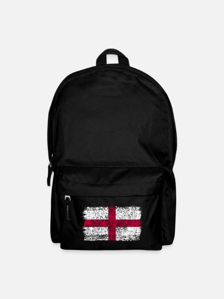 Englische Flagge England Englandflagge - Rucksack - Schwarz