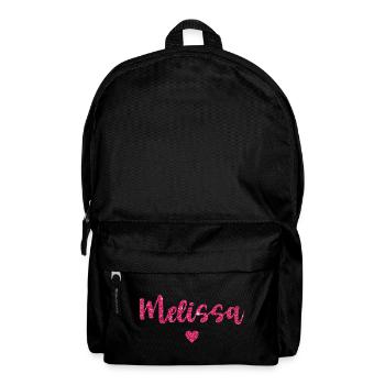 Melissa Herz Pink - Rucksack - Schwarz - Vorne