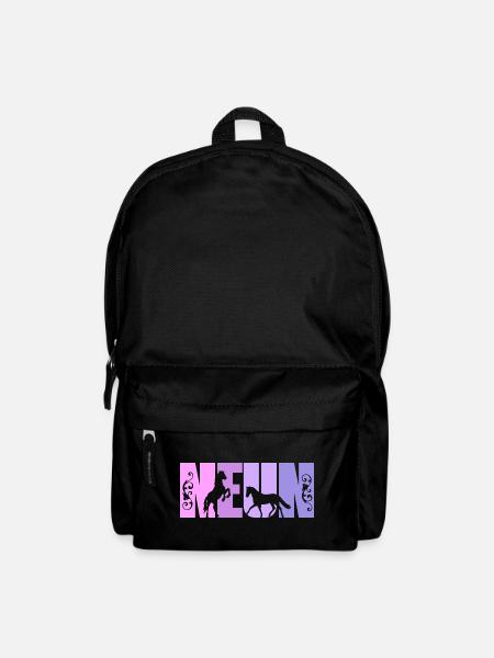 9. Geburtstag Mädchen 9 Jahre alt Pferde Pferd - Rucksack - Schwarz