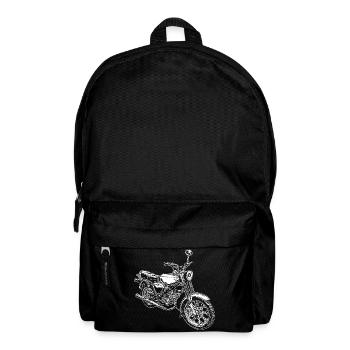 Simme Kult Moped aus der DDR - Rucksack - Schwarz - Vorne