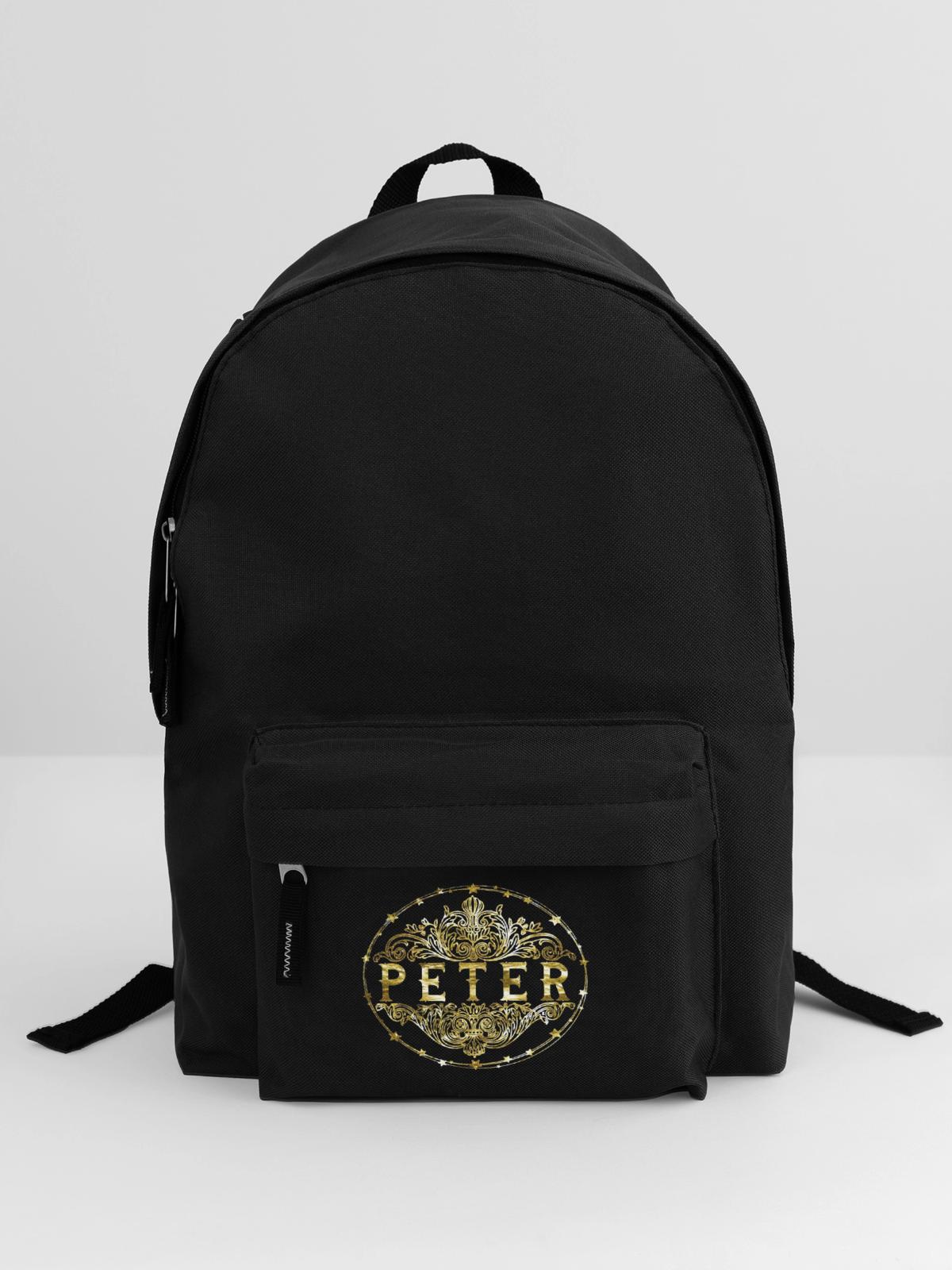 Peter - Rucksack - Schwarz - Vorne