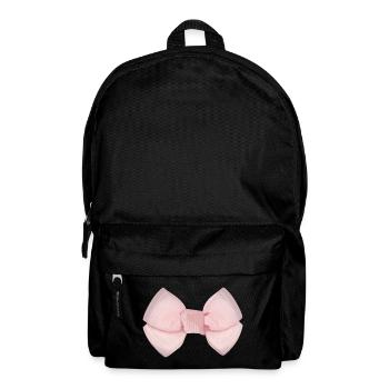 Schleife Rosa - Rucksack - Schwarz - Vorne
