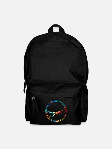 Mutige Rhönrad Turnerin Meisterschaft - Rucksack - Schwarz
