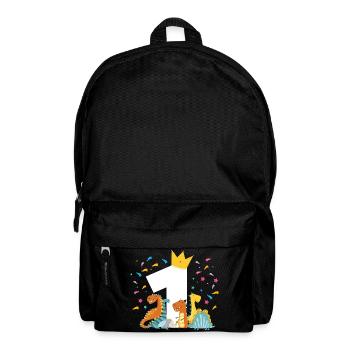 1. Baby Geburtstag - Rucksack - Schwarz - Vorne