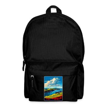 Isle Of Islay Schottland Vereinigtes Königreich Reiseposter Souvenir - Rucksack - Schwarz - Vorne