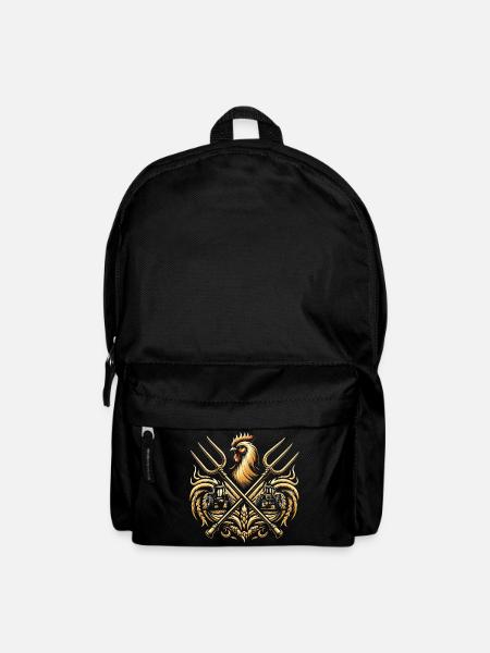 Bauern Logo - Rucksack - Schwarz