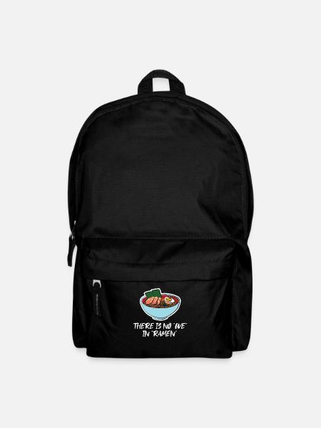 Dampfender Ramen Suppenschüssel - Rucksack - Schwarz