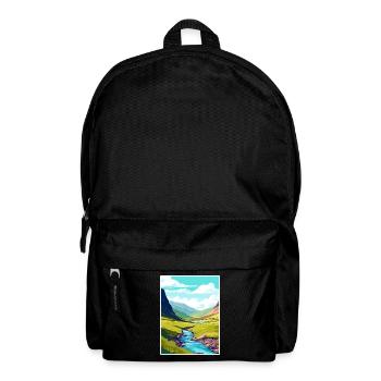Hohe Tasse Nick Cumbria Vintage Reiseposter WPA - Rucksack - Schwarz - Vorne