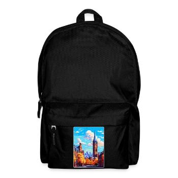 Manchester England Uk Reise Poster Souvenir WPA - Rucksack - Schwarz - Vorne