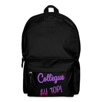 KOLLEGE - Rucksack - Schwarz - Vorne