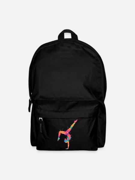 Turnerin Gymnastik Handstand Damen Kinder Turnen - Rucksack - Schwarz