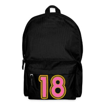 18. 18 YEARS OLD. 18th ANNIVERSARY - Backpack - black - Front