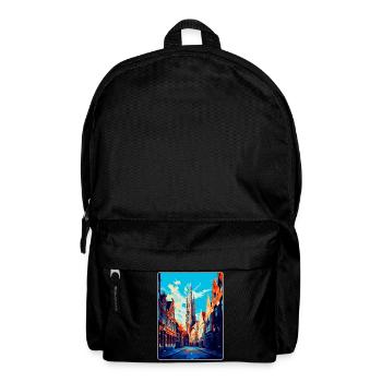Louvain Belgique Affiche de voyage vintage Souvenir WPA - Sac à dos - noir - Devant