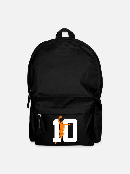 NUMMER 10 BASKETBALL 10. GEBURTSTAG - Rucksack - Schwarz