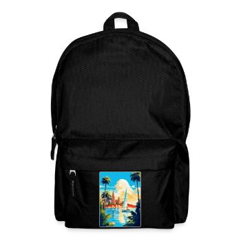 Palma De Mallorca Spain Vintage Travel Poster WPA - Backpack - black - Front