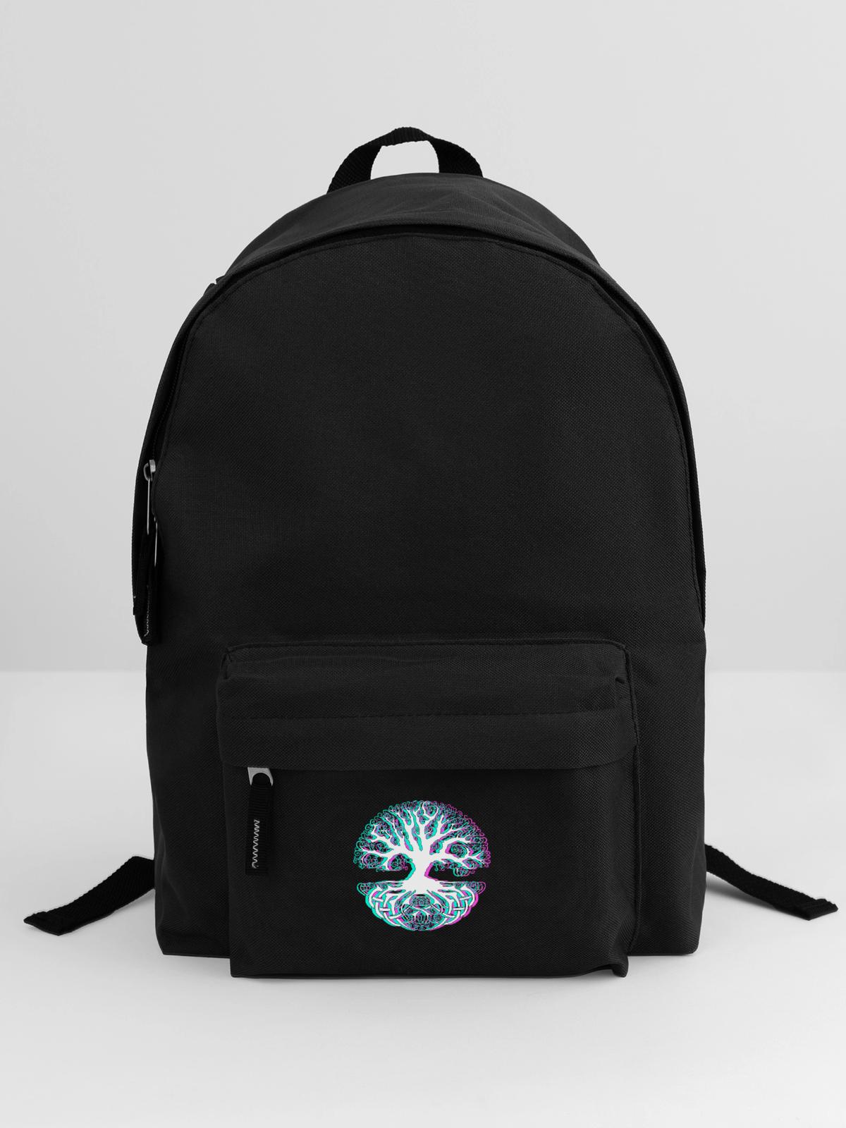 Baum - Rucksack - Schwarz - Vorne