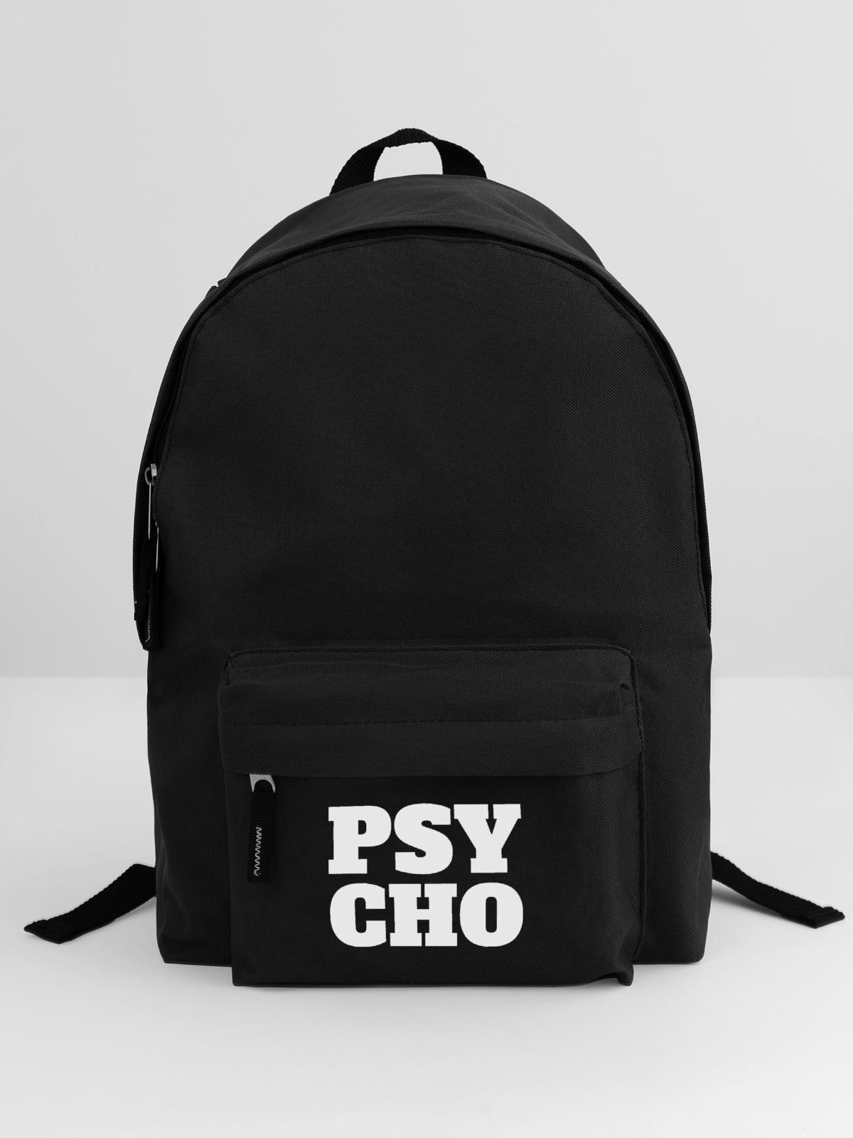 Psycho - Rucksack - Schwarz - Vorne