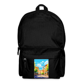 Aix En Provence France Vintage Travel Poster WPA - Backpack - black - Front