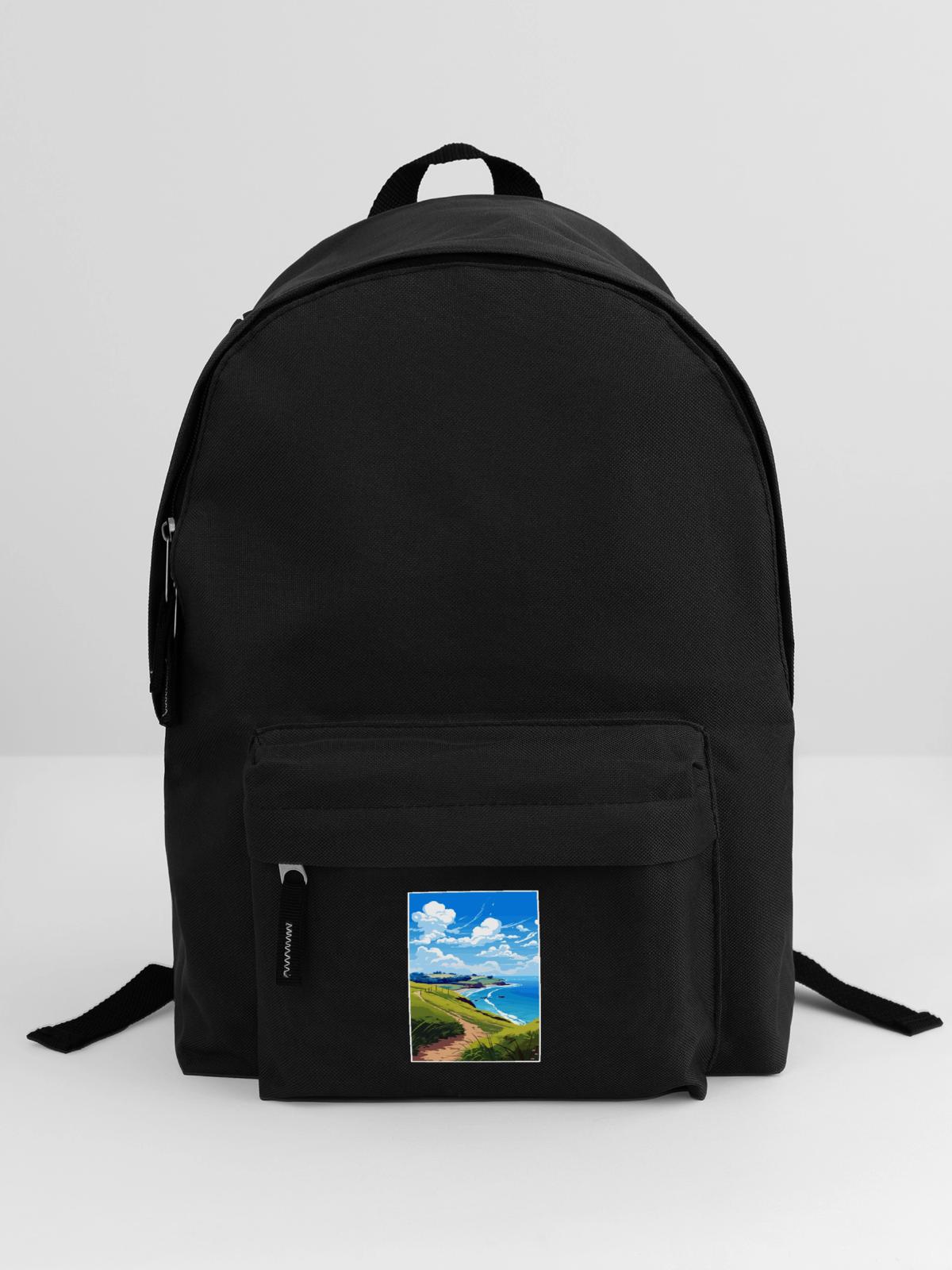 Coromandel-Halbinsel Neuseeland Reiseposter - Rucksack - Schwarz - Vorne