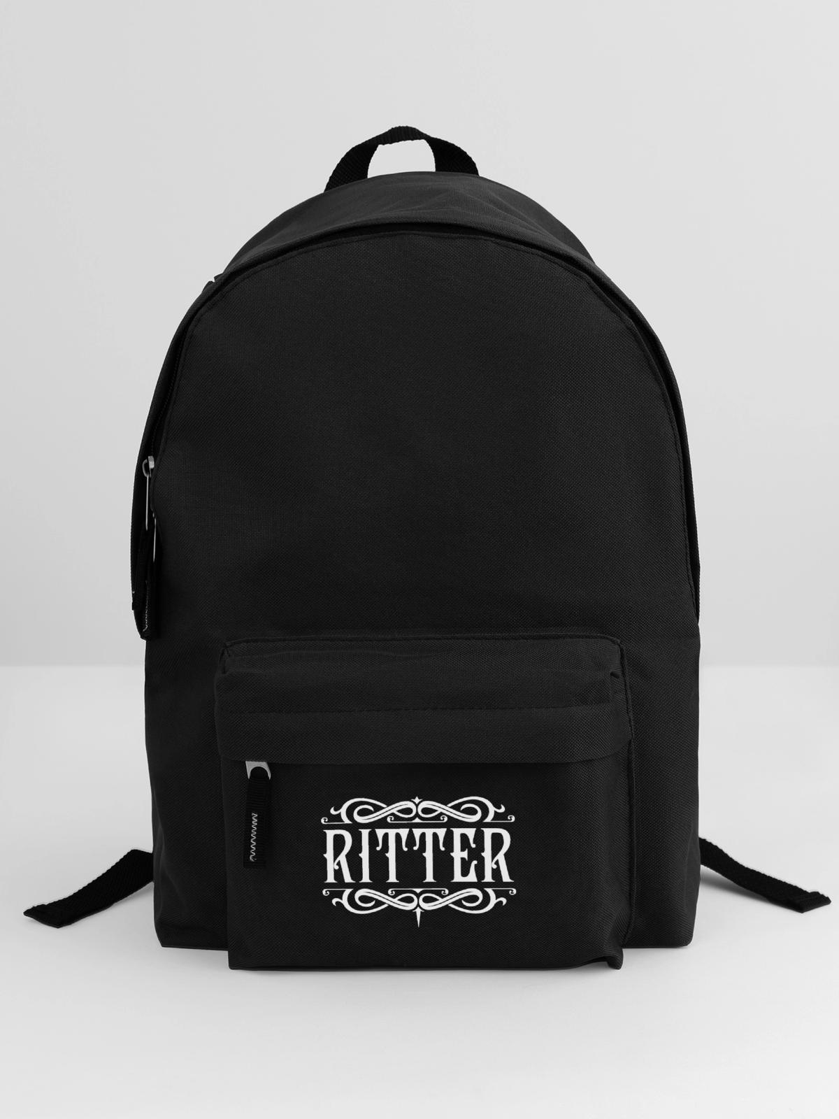 Ritter - Rucksack - Schwarz - Vorne