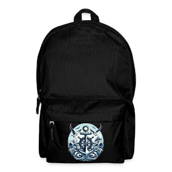 Anchor Steering Wheel Logo - Backpack - black - Front