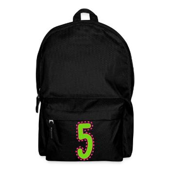 5. 5 YEARS. 5th ANNIVERSARY. 5 YEAR ANNIVERSARY - Backpack - black - Front