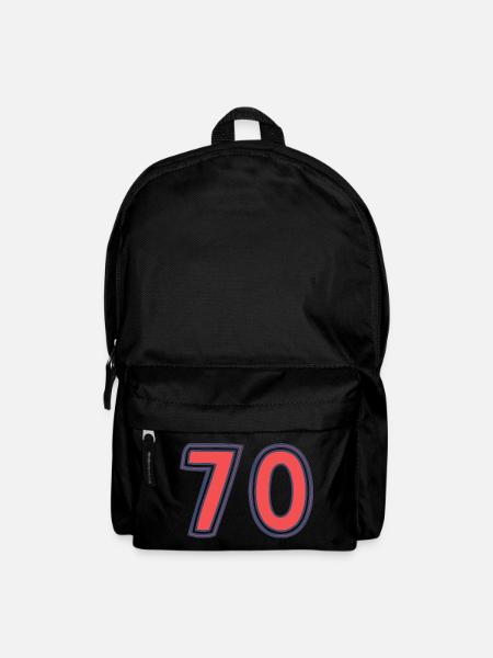 70. 70 ANS. 70e ANNIVERSAIRE. ANNIVERSAIRE 70 ANS. - Sac à dos - noir