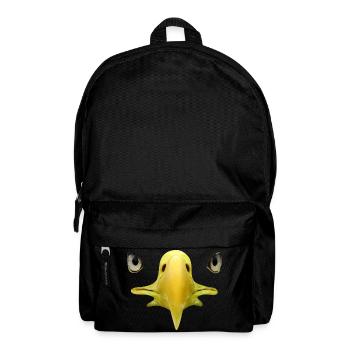 Bec, yeux d’aigle à tête blanche, fauconnerie - Sac à dos - noir - Devant