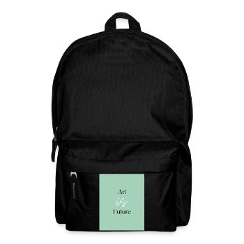 Art is Future - Rucksack - Schwarz - Vorne