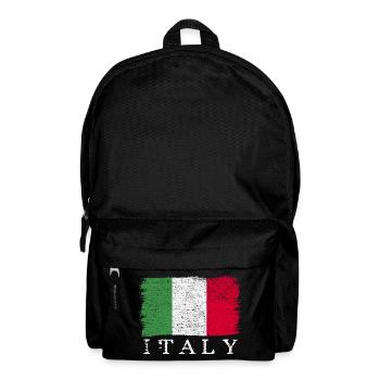 Italien italienische Flagge Italienflagge - Rucksack - Schwarz - Vorne