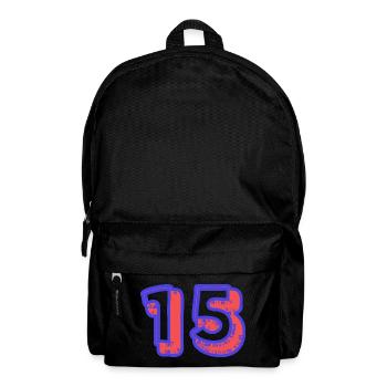 15. 15 YEARS. 15th ANNIVERSARY. 15 YEAR ANNIVERSARY. - Backpack - black - Front