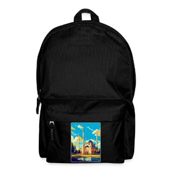 Edirne Türkei Vintage Reiseposter WPA Souvenir - Rucksack - Schwarz - Vorne