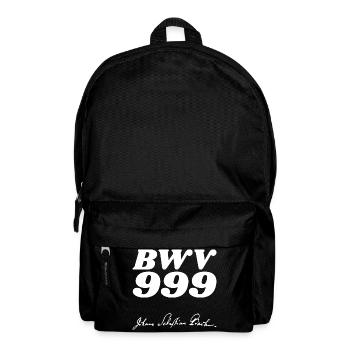 Johann Sebastian Bach BWV 999 - Backpack - black - Front