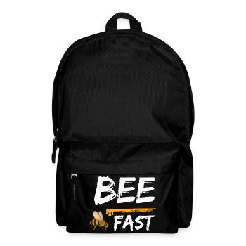 bee fast bees honey - Rucksack - Schwarz - Vorne