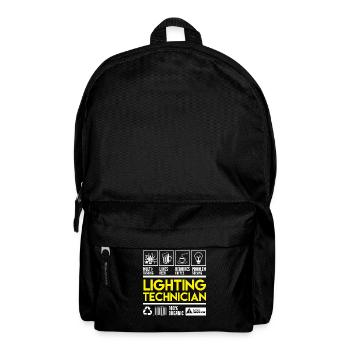 Licht Techniker - Rucksack - Schwarz - Vorne