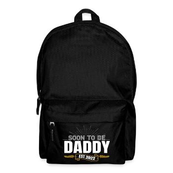 Bald Papa 2022 Werdender Vater - Rucksack - Schwarz - Vorne