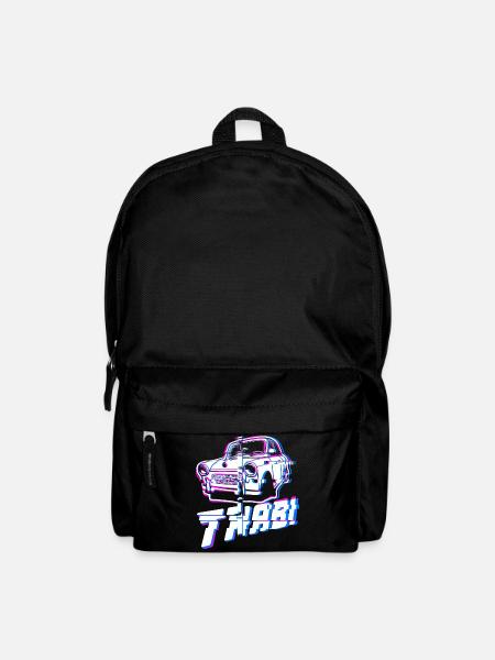 Trabi P601 Retro Nostalgie Glitch - Rucksack - Schwarz