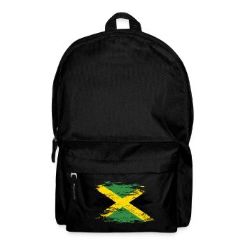 Drapeau de la Jamaïque utilisé - Sac à dos - noir - Devant