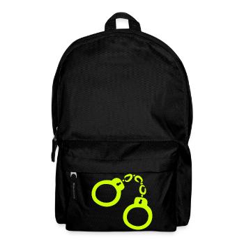 Handschellen Gelb - Rucksack - Schwarz - Vorne
