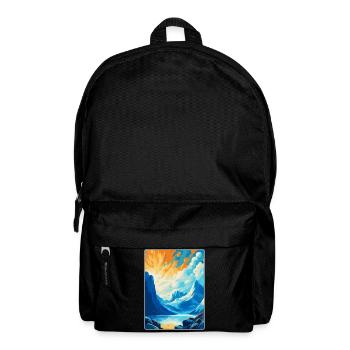 Bodo Norwegen Vintage Reiseposter WPA Kunst Souvenir - Rucksack - Schwarz - Vorne