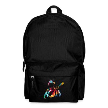 Flinker Mandolinist Zupforchester - Rucksack - Schwarz - Vorne