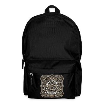 Steampunk Logo - Backpack - black - Front