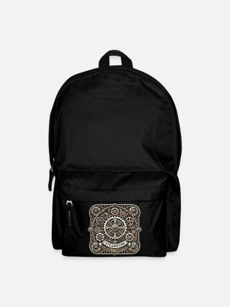 Steampunk Logo - Backpack - black